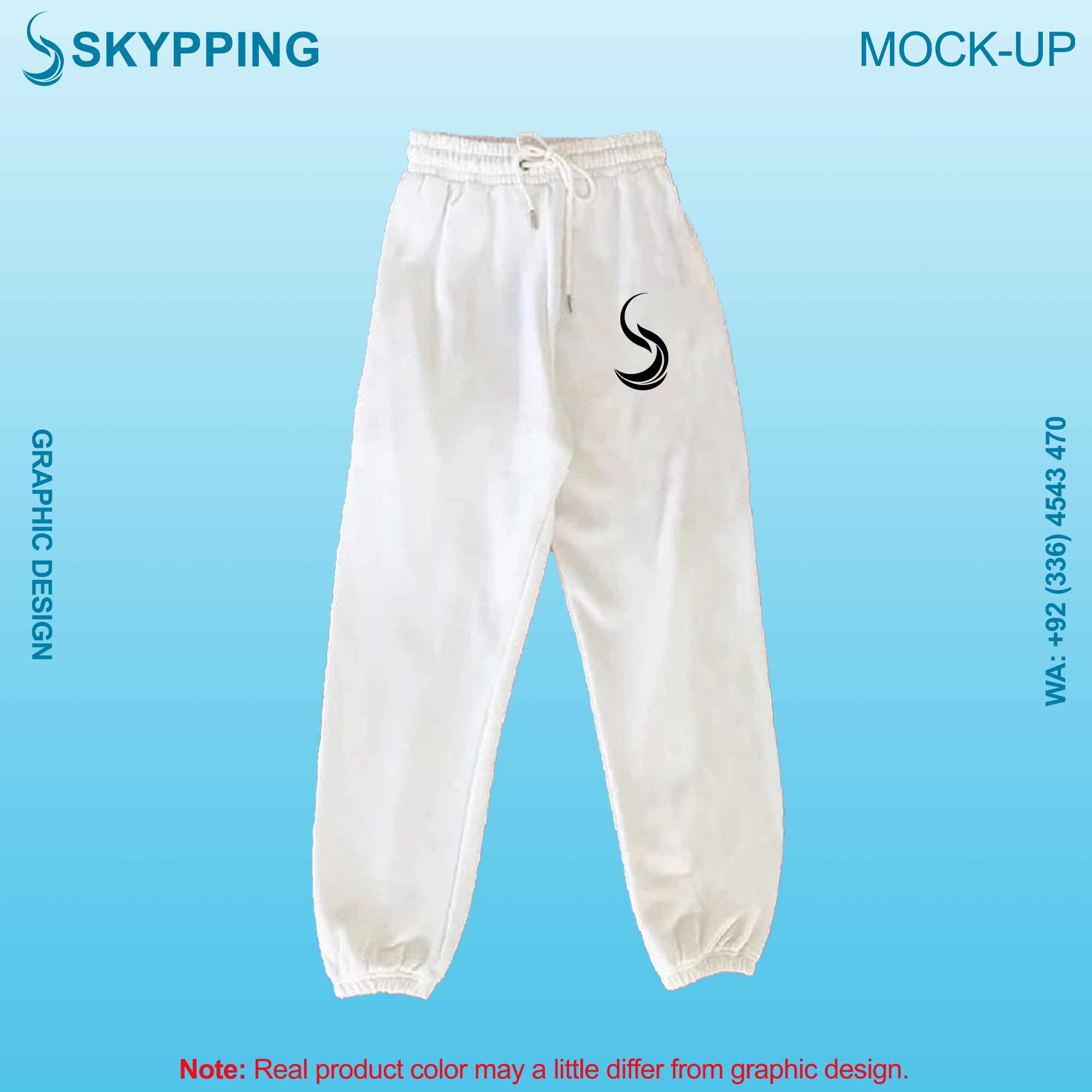 Sweatpant with Side Pocket and Closed Bottom